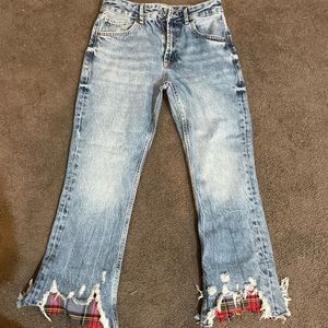 Zara Flannel Jeans